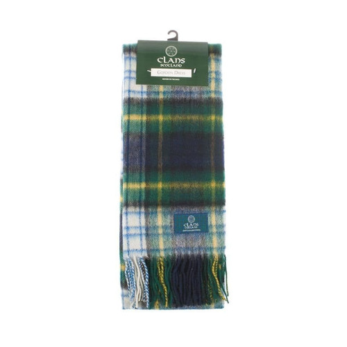 100 pure lambswool scottish scarf 12x60 unisex gift green checkered gordon dress 1 427 p.jpg