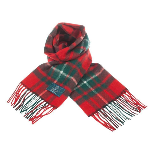 100 pure lambswool scottish scarf 12x60 unisex gift red checkered macaulay red 1 453 p.jpg