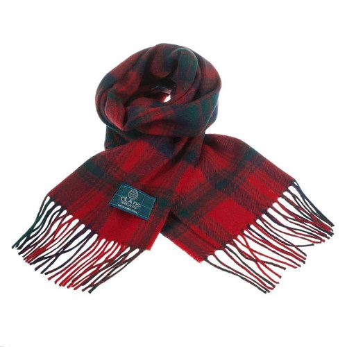 100 pure lambswool scottish scarf 12x60 unisex gift red checkered matheson red 1 2356 p.jpg