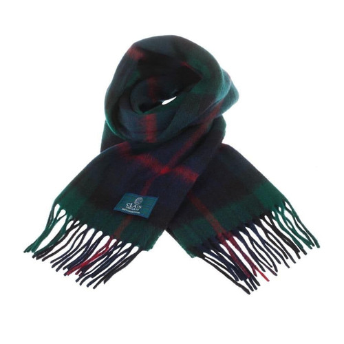 100 pure lambswool scottish scarf 12x60 unisex gift green checkered armstrong 1 383 p.jpg