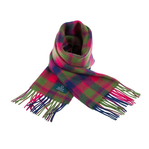 100 pure lambswool scottish scarf 12x60 unisex gift red checkered glasgow tartan 1 425 p.jpg