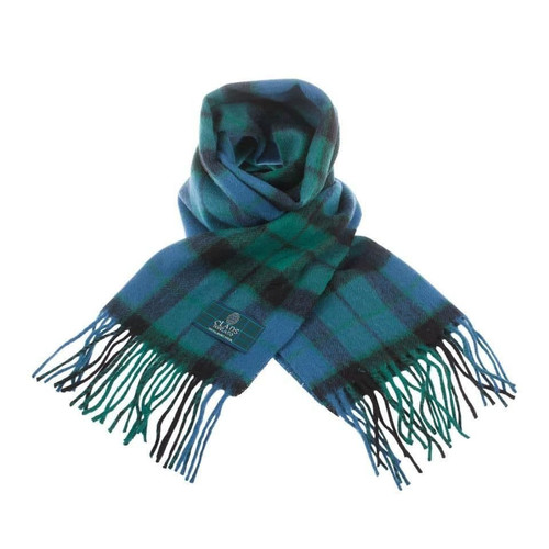 100 pure lambswool scottish scarf 12x60 unisex gift blue checkered mackay ancient 1 2330 p.jpg