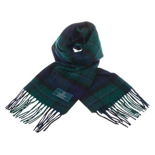 100 pure lambswool scottish scarf 12x60 unisex gift green checkered maccallum 1 455 p.jpg