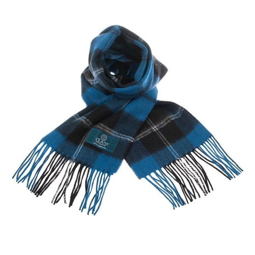 100 pure lambswool scottish scarf 12x60 unisex gift blue checkered ramsay blue 1 2371 p.jpg