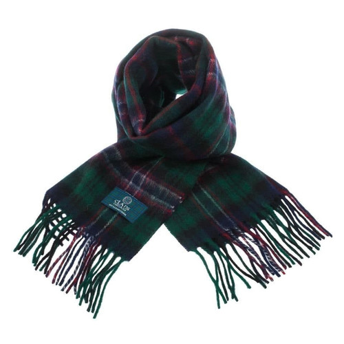 100 pure lambswool scottish scarf 12x60 unisex gift green checkered scottish 1 2378 p.jpg