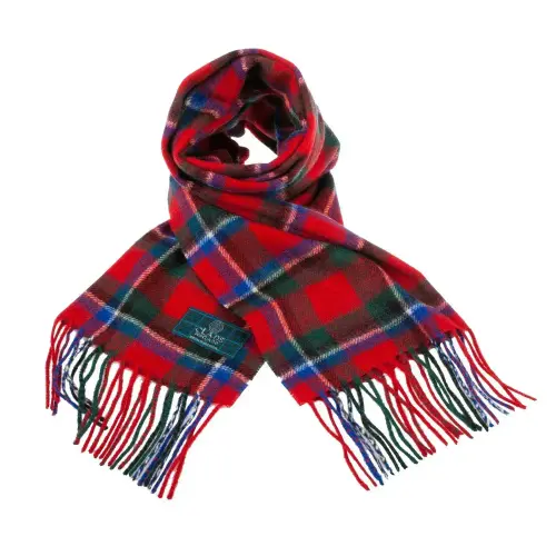 scottish tartan clan scarf sinclair red 100 lambswool extra soft scarves gift 1 10959 p.webp