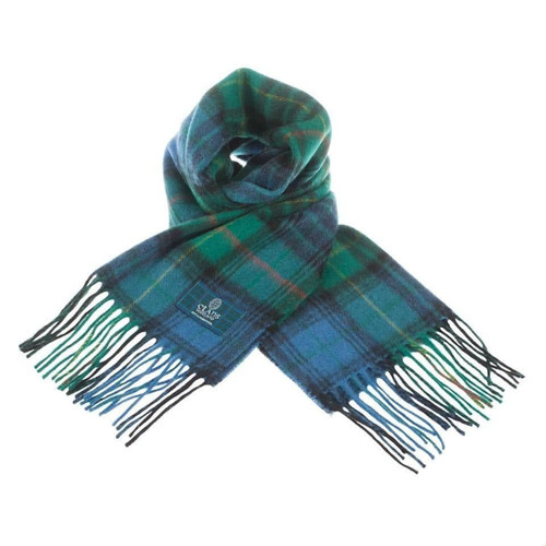 100 pure lambswool scottish scarf 12x60 unisex gift green checkered stewart hunting 1 2387 p.jpg
