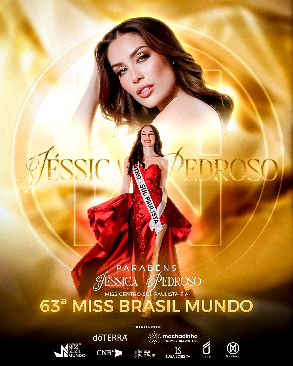 centro-sul paulista vence miss brasil mundo 2024. Desre3B