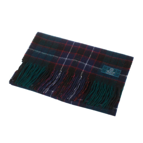 100 pure lambswool scottish scarf 12x60 unisex gift green checkered hunter tartan 5 4370 p.jpg