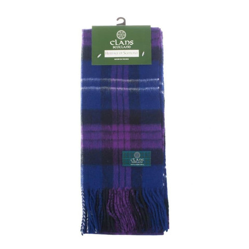 100 pure lambswool scottish scarf 12x60 unisex gift blue checkered heritage of 5 439 p.jpg