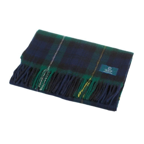 100 pure lambswool scottish scarf 12x60 unisex gift green checkered campbell of 5 399 p.jpg
