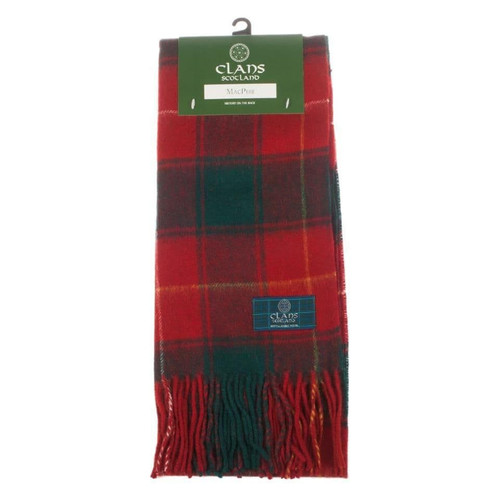 100 pure lambswool scottish scarf 12x60 unisex gift red checkered macphie tartan 5 2349 p.jpg