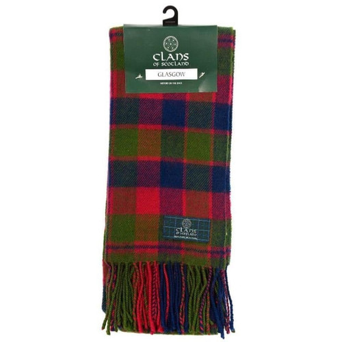 100 pure lambswool scottish scarf 12x60 unisex gift red checkered glasgow tartan 5 425 p.jpg