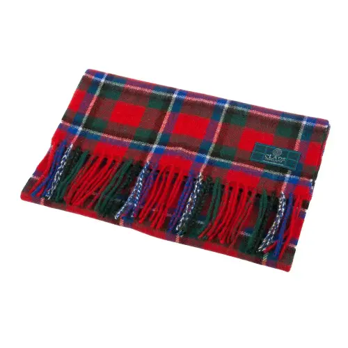 scottish tartan clan scarf sinclair red 100 lambswool extra soft scarves gift 5 10959 p.webp
