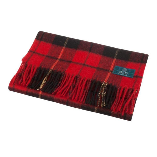 100 pure lambswool scottish scarf 12x60 unisex gift red checkered wallace tartan 5 2397 p.jpg