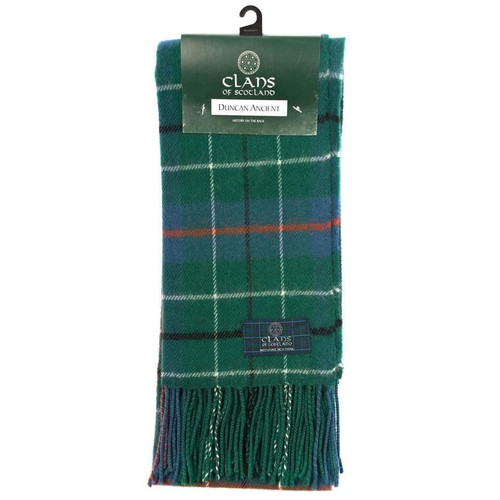 100 pure lambswool scottish scarf 12x60 unisex gift green checkered duncan ancient 5 414 p.jpg