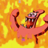 patrick star evil laugh.gif