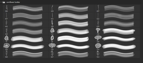 Free ABR file Chrysanthemums and foliage Brushes download.jpg