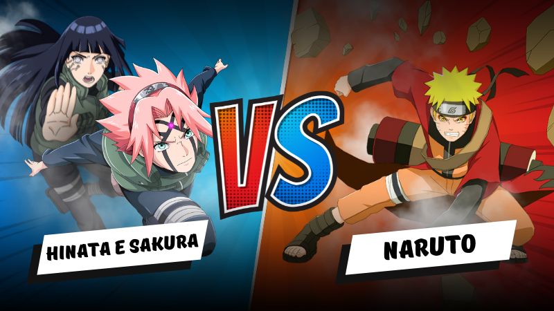 Hinata e Sakura Vs. Naruto SM DfYFEZB