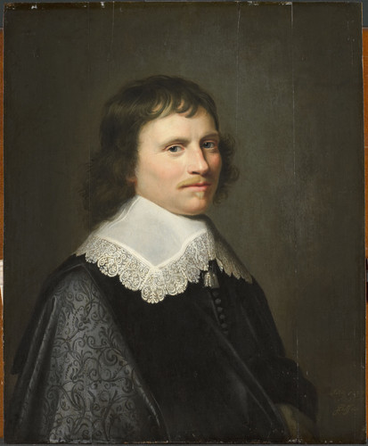 Delff, Jacob Willemsz II Портрет мужчины, предположительно Salomon van Schoonhoven, 1643, 69,5 cm x 