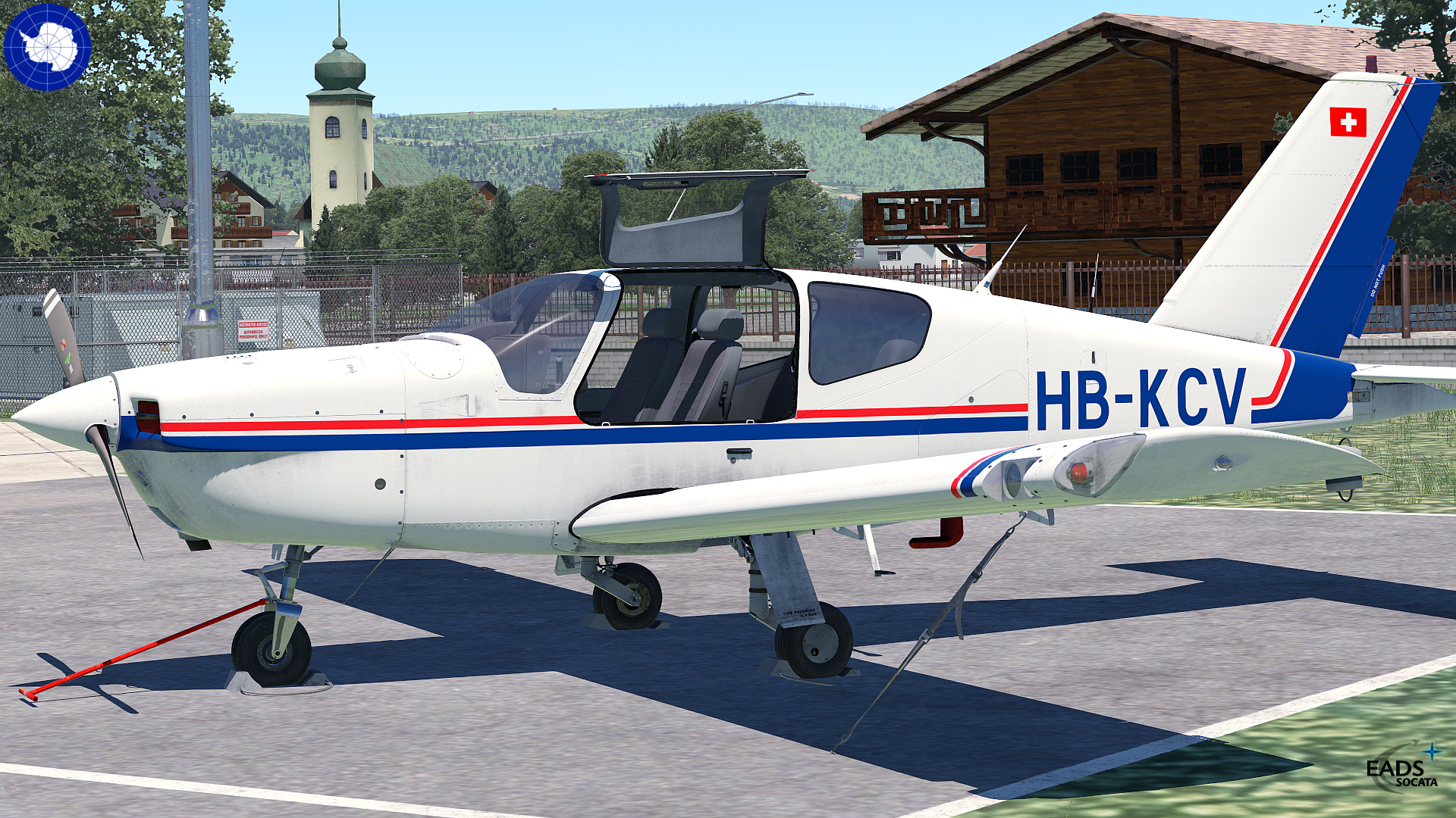 HB-KCV for JustFlight's Socata TB-20 for XP11/12 - Aircraft