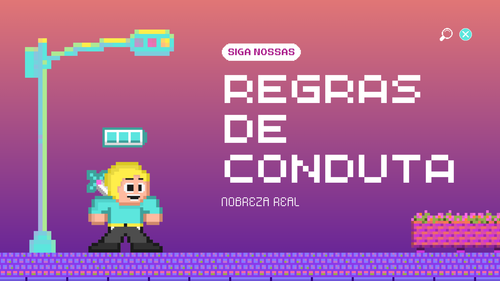 Purple and Pink Pixel Retro Nostalgia Fever Fandom Game Presentation.2