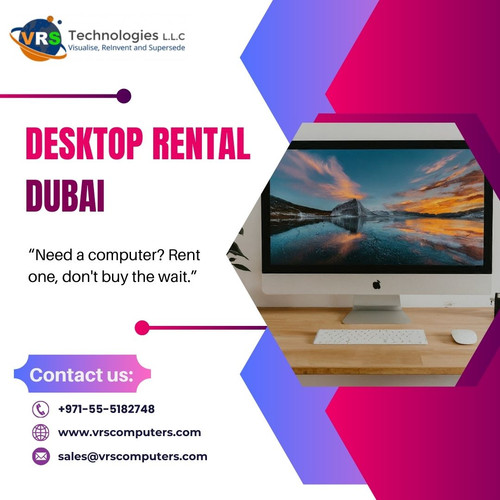 At VRS Technologies LLC, we offer IT Rental solutions for Dubai Businesses. We specialize in Desktop Rental Dubai, providing high-quality desktops that are ready to enhance your productivity. Call us at +971-55-5182748.

Visit: https://www.vrscomputers.com/computer-rentals/desktop-rentals-in-dubai/