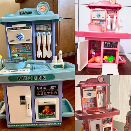 Kit Mini Cozinha de Brinquedo Fogão Geladeira.jpg
