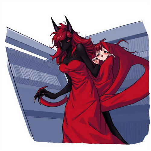 Long%20Scarlet%20Hair.%20A%20anthropomorphic%20hellhound%20wearing%20a%20long%20red%20satin%20nightg.jpg