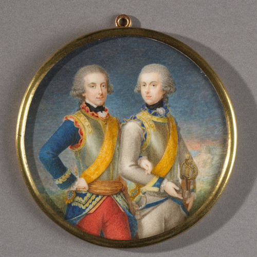 Lesage, Pieter Willem Frederik (1772 1843), принц Оранский Нассау, со своим младшим братом, Willem G