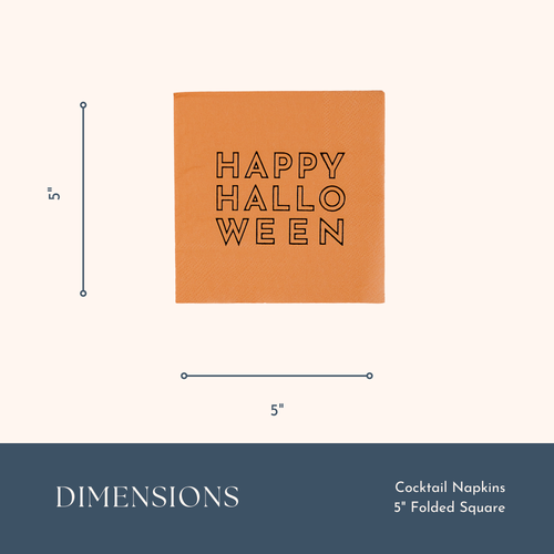 HAPPY HALLOWEEN ORANGE COCKTAIL NAPKINS BF24HLWN SN OR (3).png