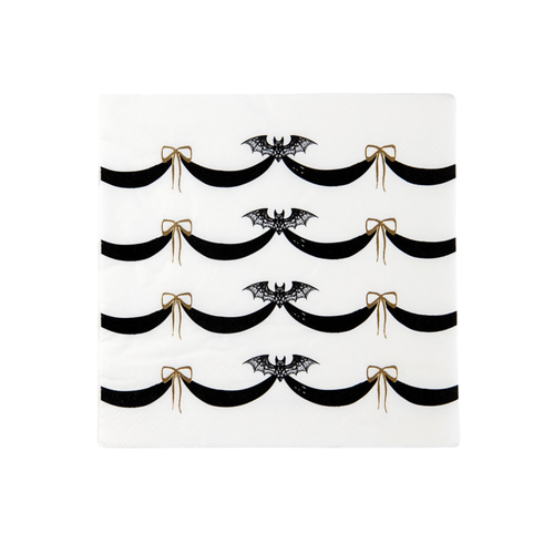 ELEGANT HALLOWEEN DINNER NAPKINS BF24HLWN LN BKWT.png