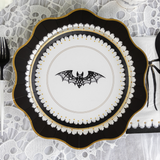 ELEGANT HALLOWEEN DINNER PLATES BF24HLWN LP BKWT (5)