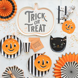 HAPPY HALLOWEEN ORANGE COCKTAIL NAPKINS BF24HLWN SN OR (5)