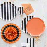 HAPPY HALLOWEEN ORANGE COCKTAIL NAPKINS BF24HLWN SN OR (6)