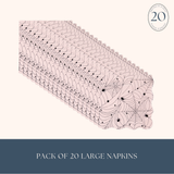 SPIDERWEB LACE PINK NAPKINS BF24HLWN LN PKBK (4)