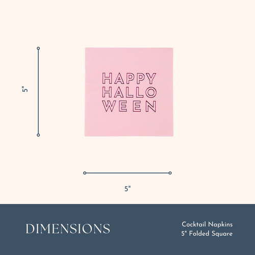 HAPPY HALLOWEEN PINK COCKTAIL NAPKINS BF24HLWN SN PK (3).png
