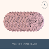 PINK SPIDER WEB SMALL PLATES BF24HLWN SP PKBK (2)