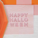 HAPPY HALLOWEEN PINK COCKTAIL NAPKINS BF24HLWN SN PK (7)