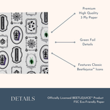 BEETLEJUICE X BONJOUR FETE LARGE NAPKINS WB24BTLJ LN MUL (4)