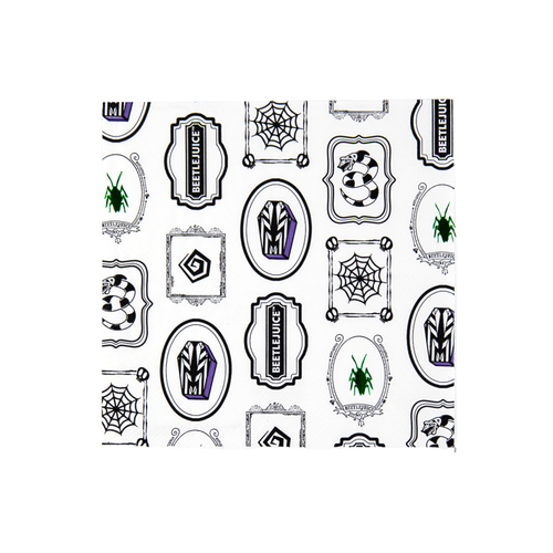 BEETLEJUICE X BONJOUR FETE LARGE NAPKINS WB24BTLJ LN MUL.png