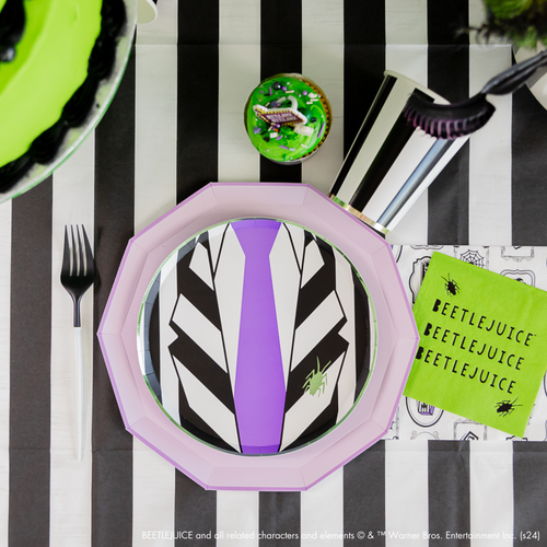 BEETLEJUICE X BONJOUR FETE SMALL NAPKINS WB24BTLJ SN GR (5).png