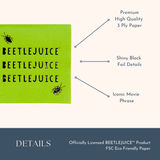 BEETLEJUICE X BONJOUR FETE SMALL NAPKINS WB24BTLJ SN GR (4)