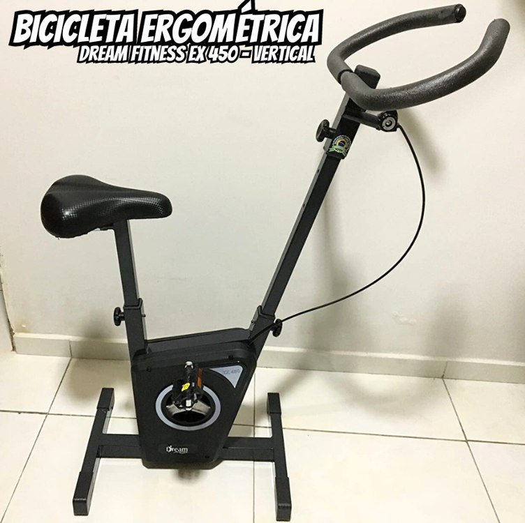 Dream Fitness EX 450 – Bicicleta Ergométrica Vertical, Chumbo, Único