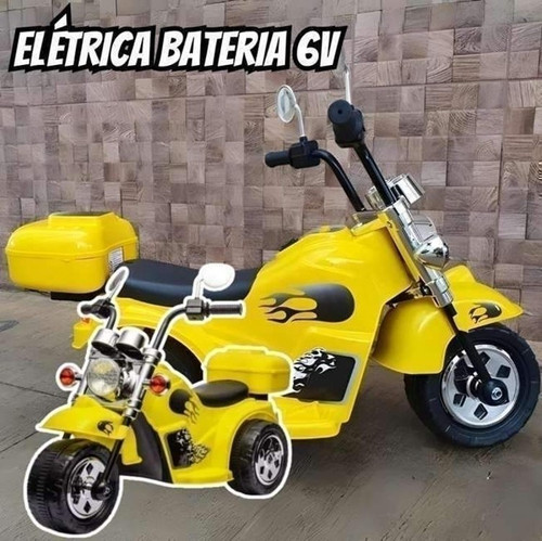 Moto Infantil Elétrica Zippy Toys Harley Bateria 6v Com Retrovisores Som Luz.jpg