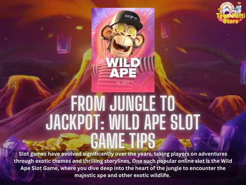 From Jungle to Jackpot: Wild Ape Slot Game Tips.png