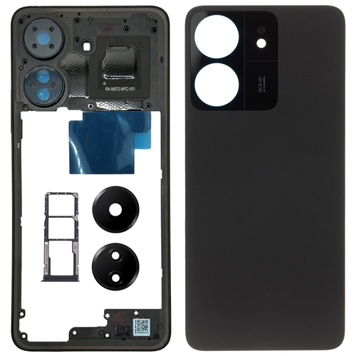 Carcaça Redmi 13C Preto 2.png