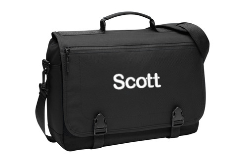 messanger laptop bag personalized BG304 black.jpg
