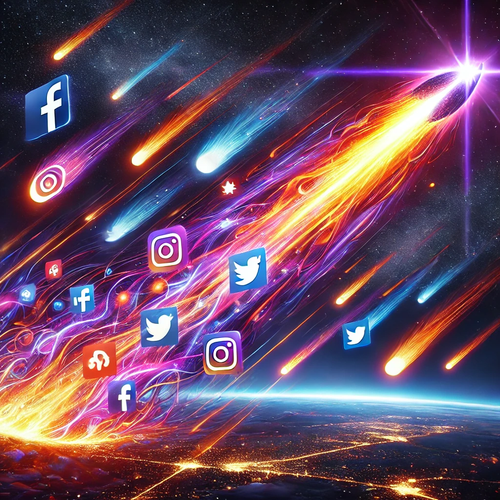 DALL·E 2024 08 27 15.49.09 A dynamic and futuristic scene for a social media agency called 'Social M.png