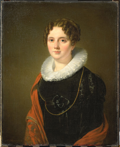 Kruseman, Cornelis Marie Allebe Herckenrath, бабушка художника August Allebe, 1820, 77 cm х 62 cm, Х